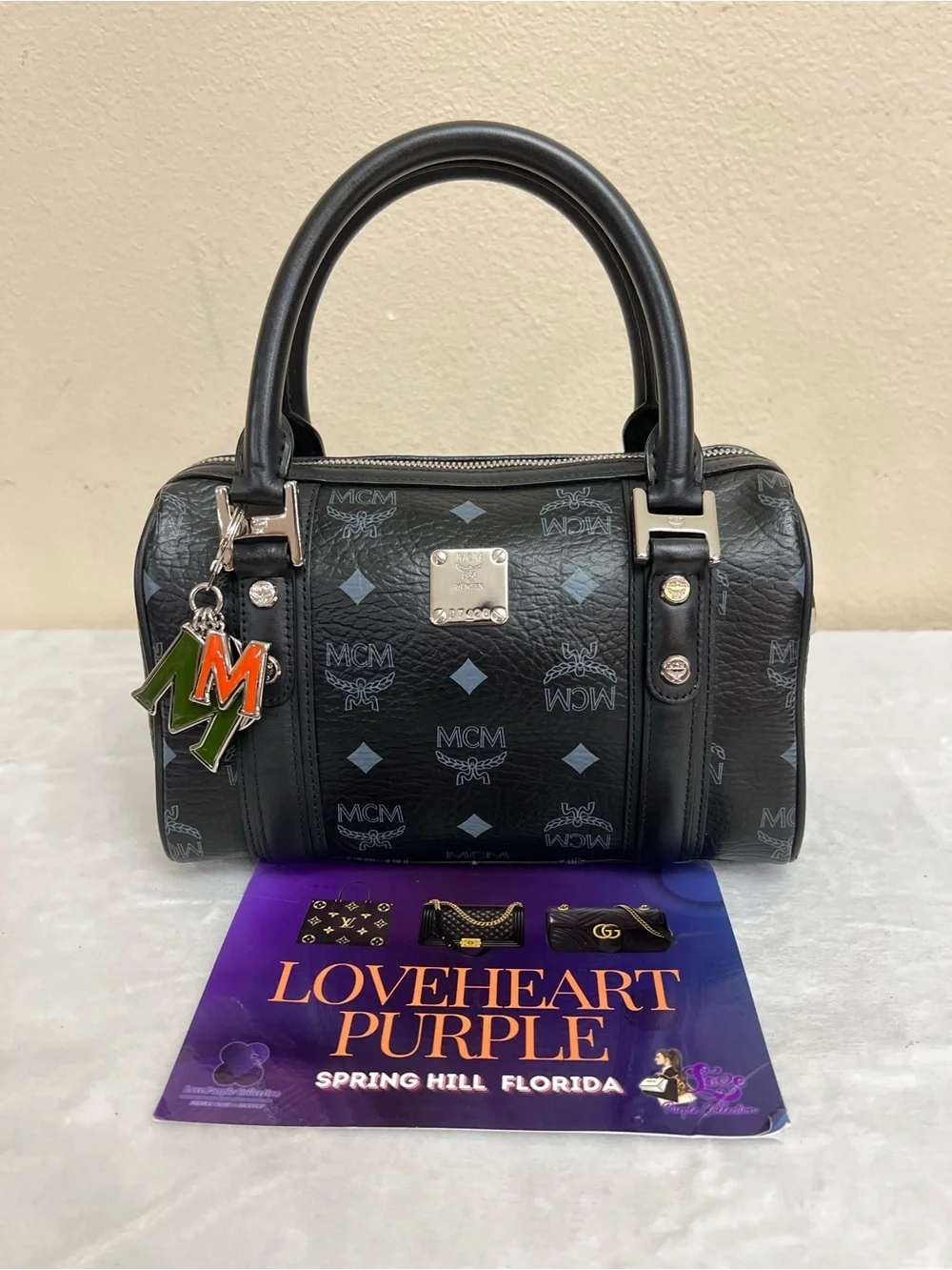 AUTH MCM BOSTON 20
